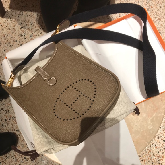 Hermes Handbags - SOLD!!!!!!🎉AUTHENTIC HERMES MINI EVELYNE TPM🌟